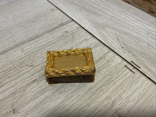 Vtg gold brass braid - gold,