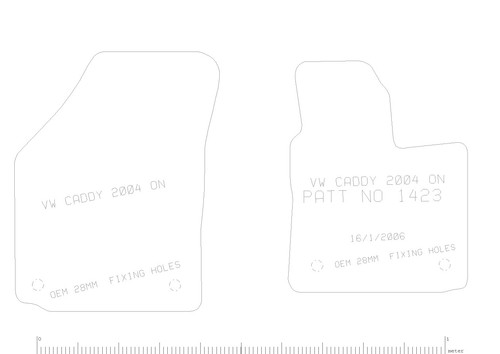 Caddy van 2 piece - van,