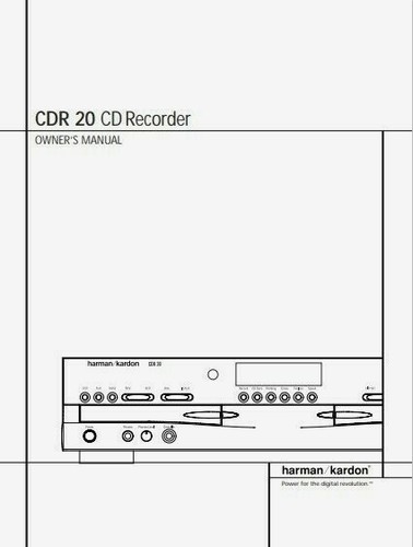 Harmon kardon cdr cd - harmon,