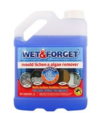 Wet & Forget Patio Cleaner Outdoor Mould Lichen & Algae Remover Multi Surface 2L