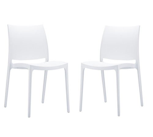 Maya dining side chairs - side,