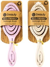 CS Beauty Eco Friendly Straw Hairbrush, Flexible Soft Pin Bristles