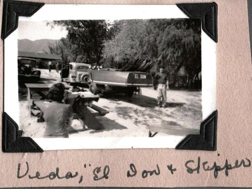 Old photograph race boat cars - photograph,