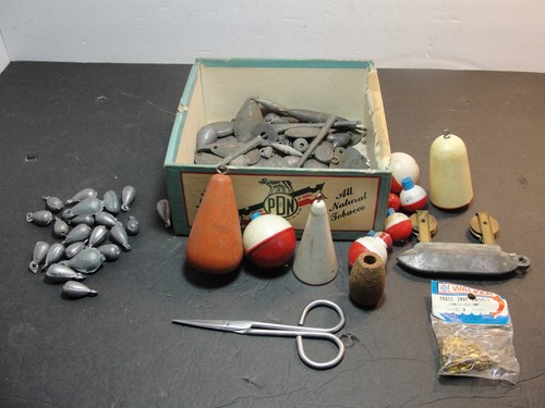 Vintage fishing weights - fishing,