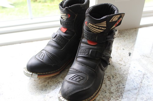Gaerne black leather and - , suede