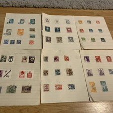 Old stamp collection-