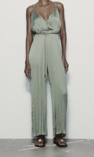 Zara Satin Effect Jumpsuit