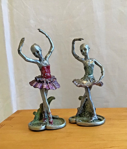 Solid pewter ballerina dance - 2,