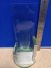 EB225 - 9.75x4.5" Clear Glass Presentation Award With Engraving Blocks