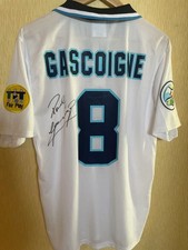 Signed Paul Gascoigne England Euro 96 Shirt / COA - from Private GAZZA Signing