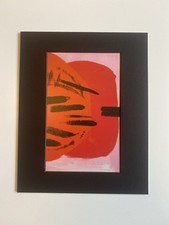 Sandra Blow Abstract Print Red