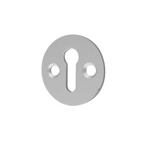 Silver key hole cover - key,