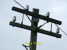 Photo 6x4 Telephone Pole And Insulators Sibton Insulators on an old telep c2014