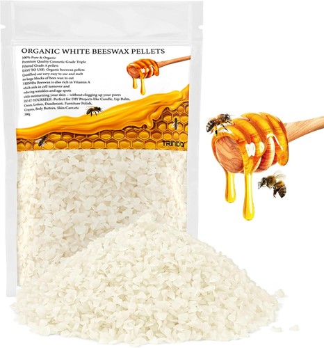 White beeswax pellets 500g - beeswax, –
