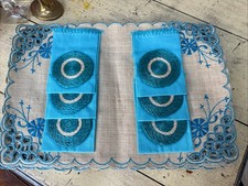 Vintage Raffia Table