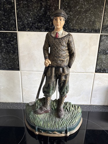 Cast iron golfer door - cast,