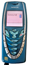 Nokia 7210 Mobile Phone - Blue - Powers On Then Off - Battery Fault - Parts Only