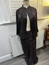 Monsoon Silk Mix Skirt Suit