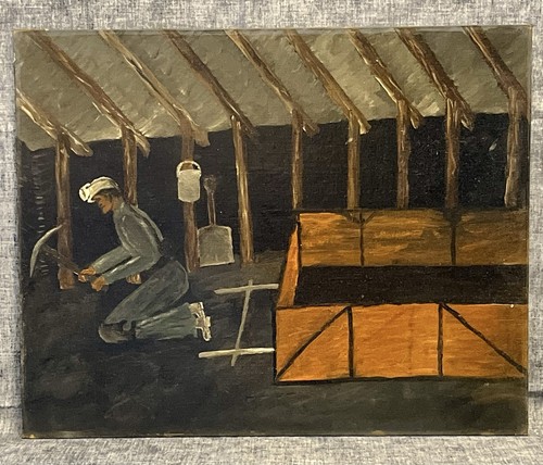 1960 mid century - c.1960, oil