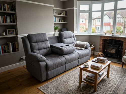 Electric recliner sofa - recliner,