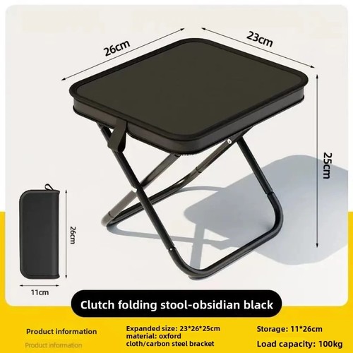 Folding side table glass - table, top