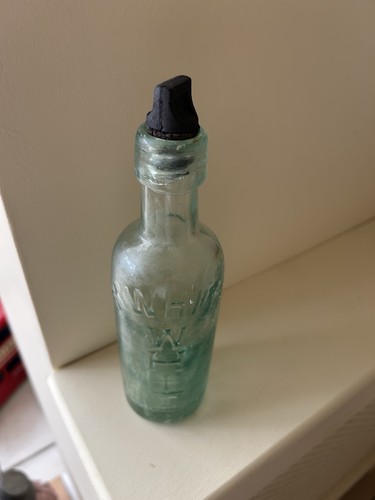 Antique whites glass bottle - r.whites,