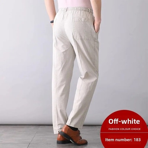 Men cotton linen - men, elastic