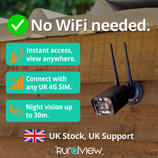 RuralView Bullet Camera - 4G
