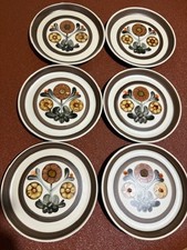 6 x Denby Langley Mayflower Side Plates 16.5cm unused condition
