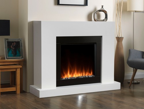 White black modern wall - black,