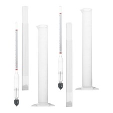 2 Sets of Making Testing Hydrometer Kit Wine Tester for Wine