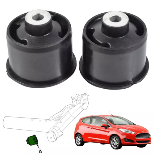 Rear axle subframe bushes pair - axle,