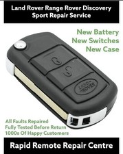 Land Rover Discovery 3 Key Fob Remote Repair Service Rechargeable VL2330 + Case