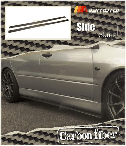 Carbon fibre side skirt - carbon,