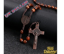 Wooden Rosary Cross Handmade