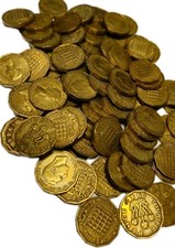 75 x British Brass Three Pence