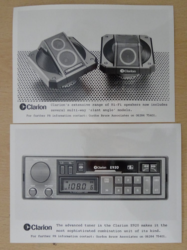Clarion e920 car - car, stereo