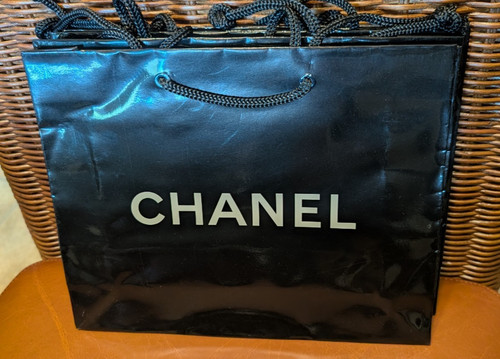 New chanel gift bag black - ~,