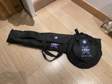 Chrome X-Pole XPERT static and Spinning Pole Set, Carry Bag And Tools
