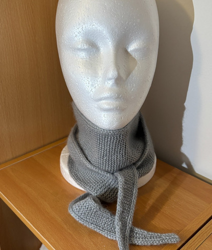 Grey hand knitted thin sophie - grey,