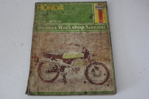 Honda ss50 sports moped haynes - moped,