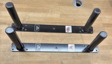 Double wall mounted weight plate storage racks for bumper plates 450 diameter