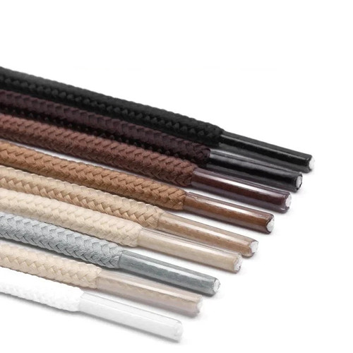 Round shoelaces for boots - round, &
