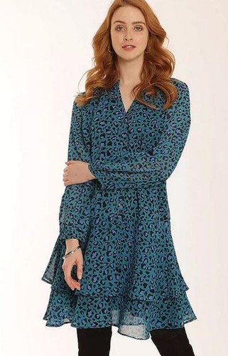 Pomodoro leopard short dress - pomodoro,
