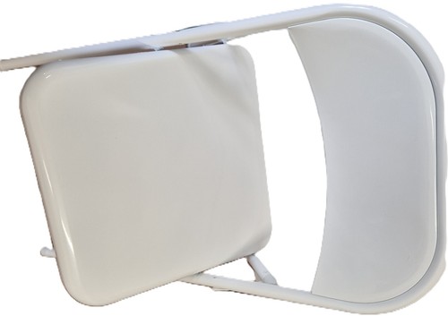 Folding chair padded faux - folding,