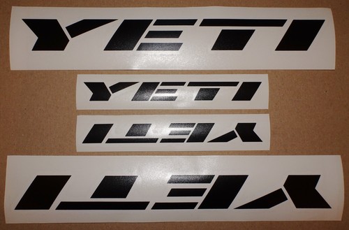 Yeti black frame bicycle - frame, rub