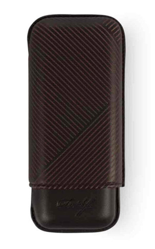 Davidoff brown leather leaf - brown,