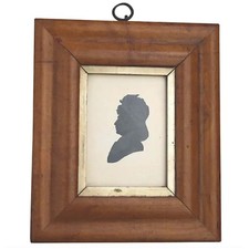 Antique painted Silhouette