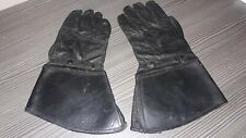 Rare Pair Of World War 2 WW2 Black Leather Flying Gloves Marked K2