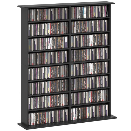 Homcom storage unit dvd - cd,